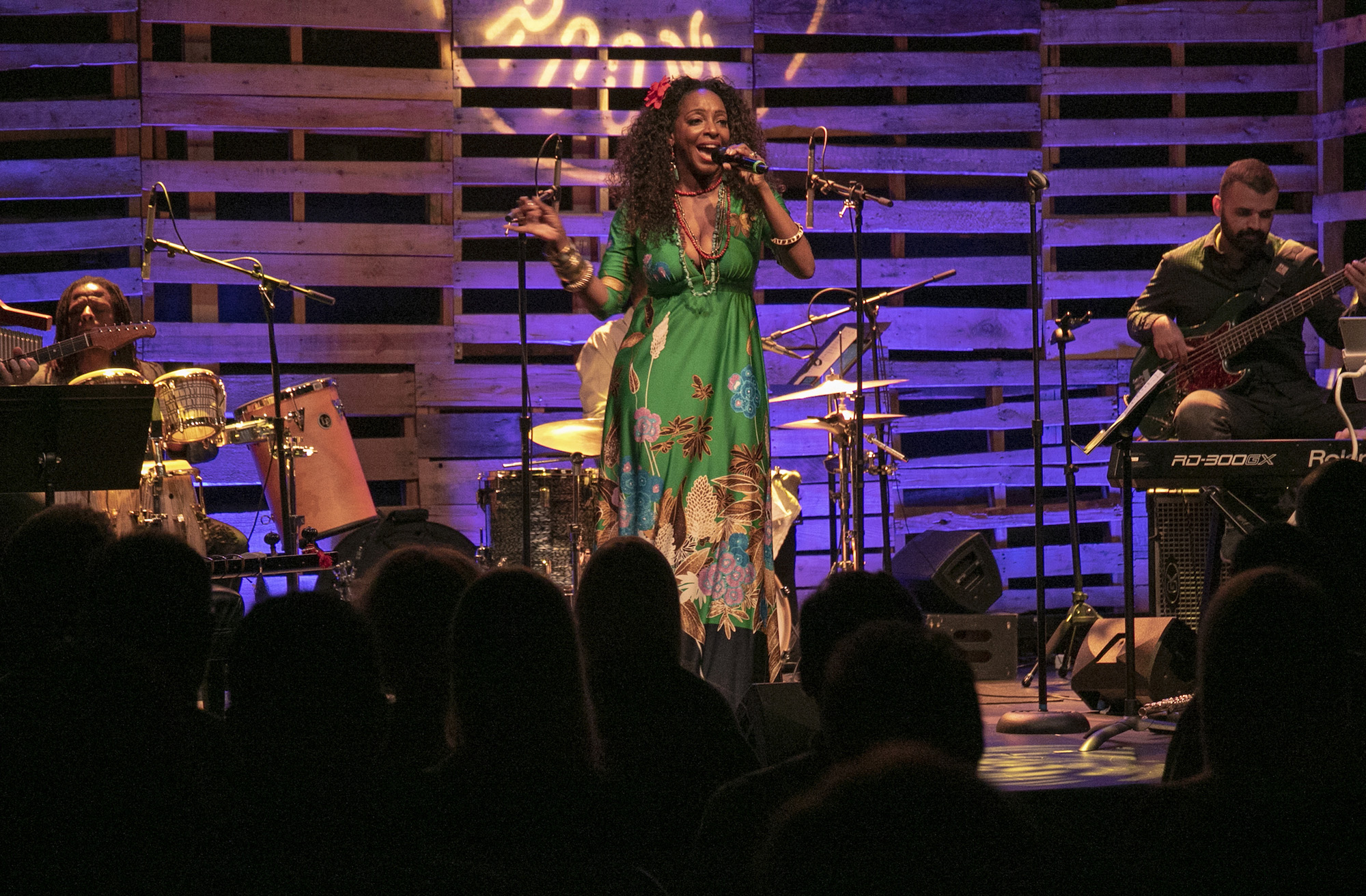 Kandace Lindsay was featured in An Evening of Eclectic Sounds with Kandace Lindsey as part of The Wallis’s Sorting Room on Friday, June 22, 2018.  PHOTO CREDIT: Lawrence K. Ho
